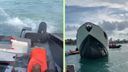 Lamborghini Yacht in Florida Flipped Over with Dozens of Influencers On-Board