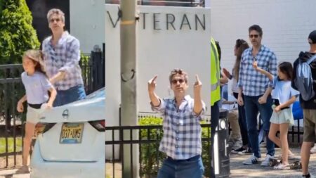 New Jersey Man Storms Free Palestine Protest With Daughter & Teaches Her To Flip Off Protesters: ‘Hate Isn’t Instinctive, It’s Taught’