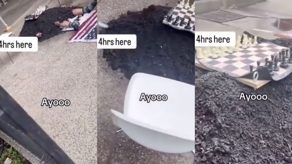 Man Buried Alive With Chessboard on Top of Him & American Flag in ‘Wacky’ Performance Art on NYC Streets: ‘What Is This Trying To Say?’