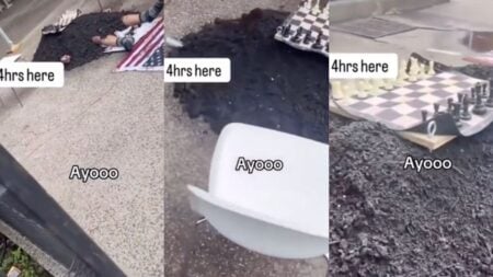 Man Buried Alive With Chessboard on Top of Him & American Flag in ‘Wacky’ Performance Art on NYC Streets: ‘What Is This Trying To Say?’