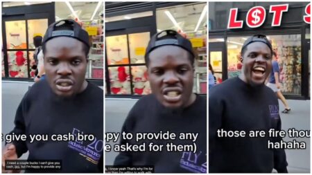 New York man almost gets mugged in broad daylight