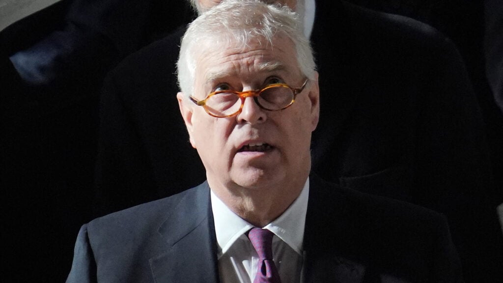 Queen Elizabeth's disgraced second son, Prince Andrew.