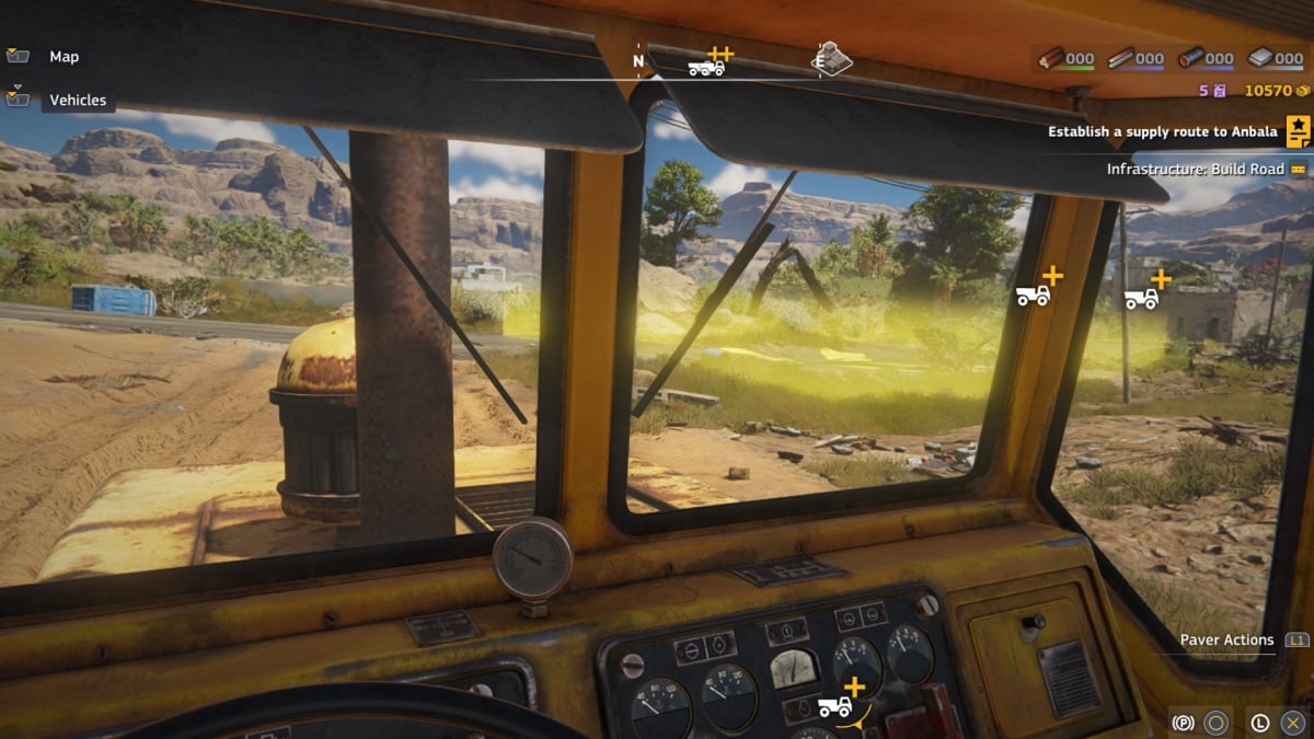 First-person driving