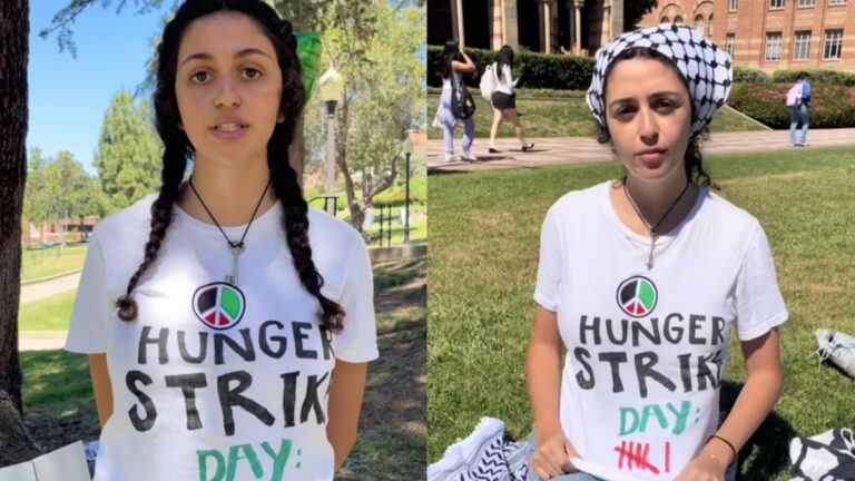 Pro-Palestine Student Calls Out UCLA After Being Ignored on Six-Day Hunger Strike: ‘It’s All About Craving Attention’
