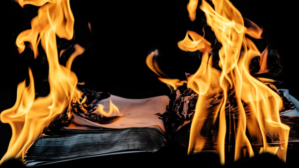 Ohio Man Burns 100 Library Books in Viral Social Media Video: ‘What a Sad World We Live In’ Ohio Man Burns 100 Library Books in Viral Social Media Video: ‘What a Sad World We Live In'