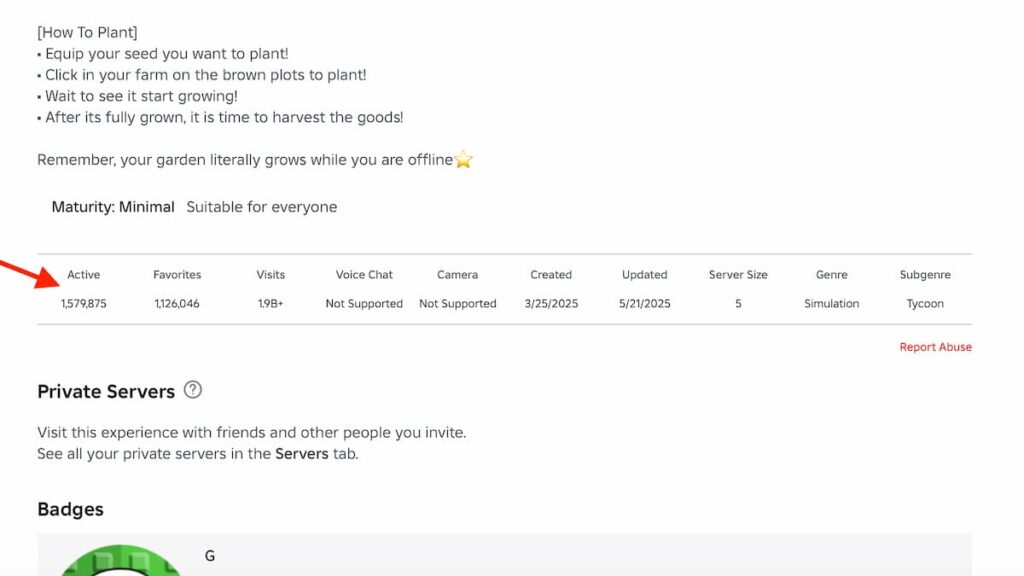 What is CCU in Grow a Garden