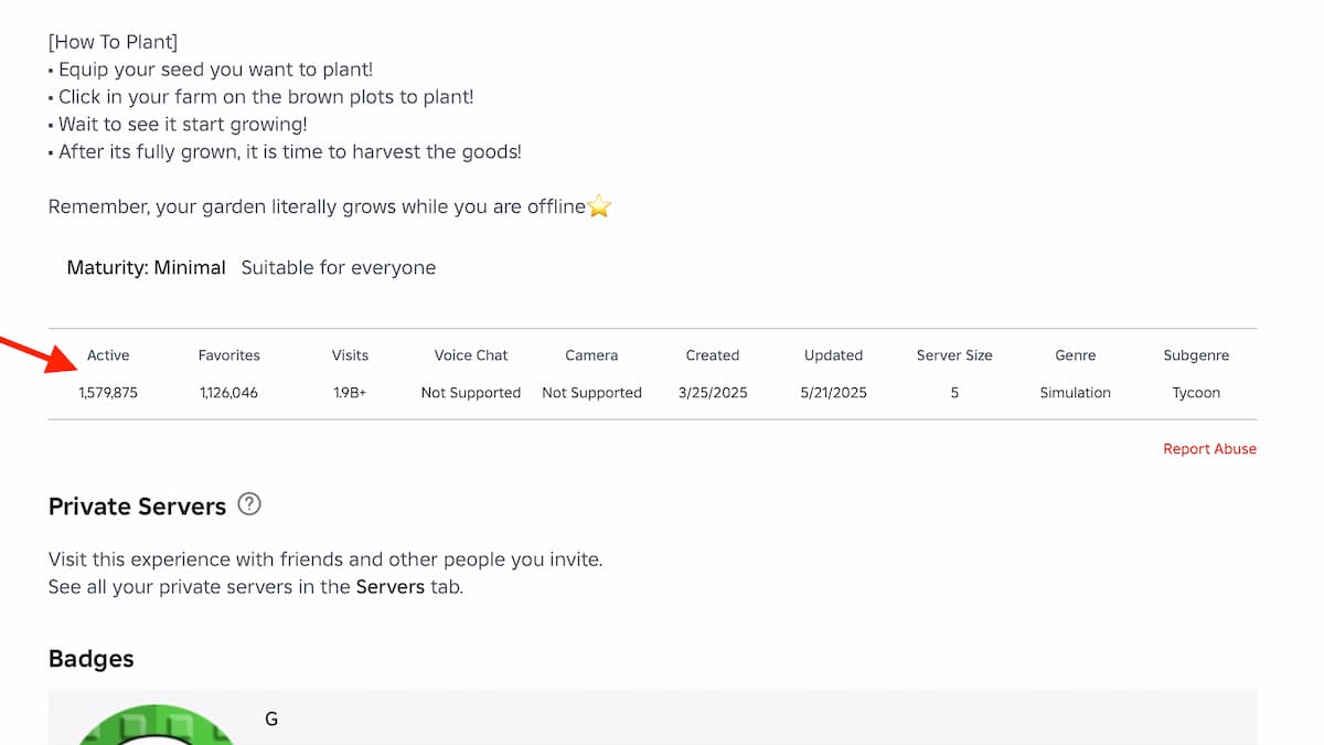 What is CCU in Grow a Garden