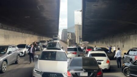 New York Men Obstruct Traffic on a Highway to Film Videos: ‘This Would Be Justified Road Rage’ A picture of New York men dancing.