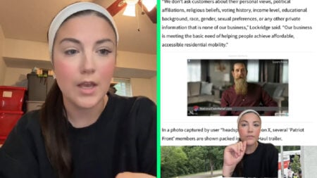 Ohio Woman Declares U-Haul Complicit in White Nationalist March in Missouri, ‘They No Longer Have Rental Privileges’ alyssas_world from ohio on tiktok discussing u-haul