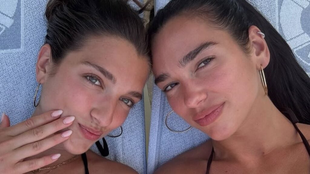 Dua Lipa and sister