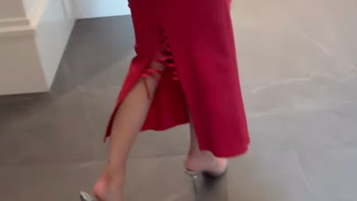 Back of Kylie Jenner's dress