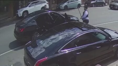 California Carjackers Get More Than They Bargained For as Bystanders Smash Their Car: “What has happened to us?” two bystanders attacking some carjackers' getaway vehicle