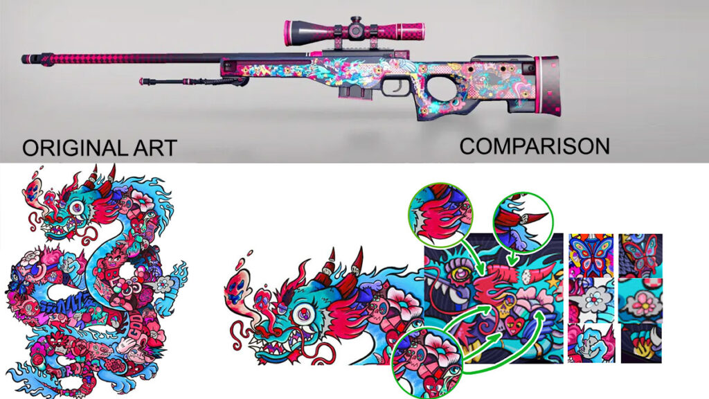 CS:GO Valve vs vexx game plagiarism comparison