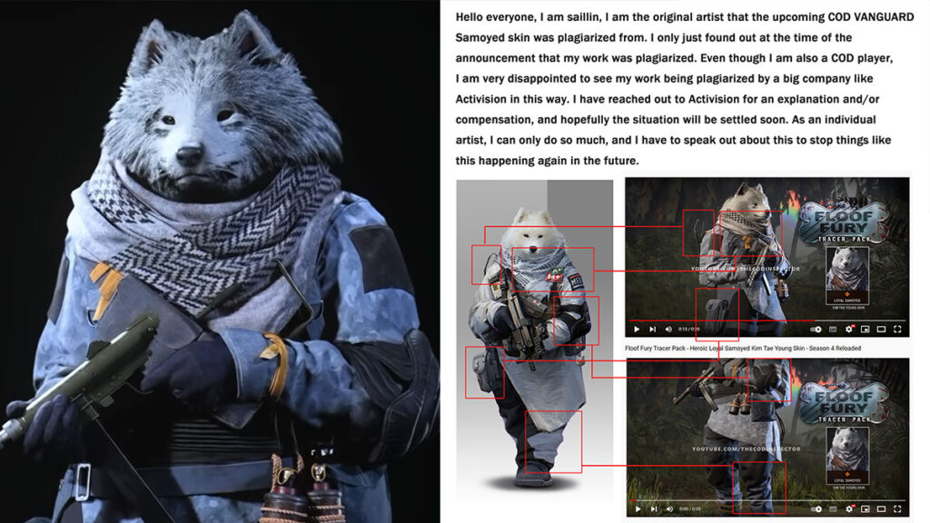 Call of Duty vs Sail Lin plagiarism in video games