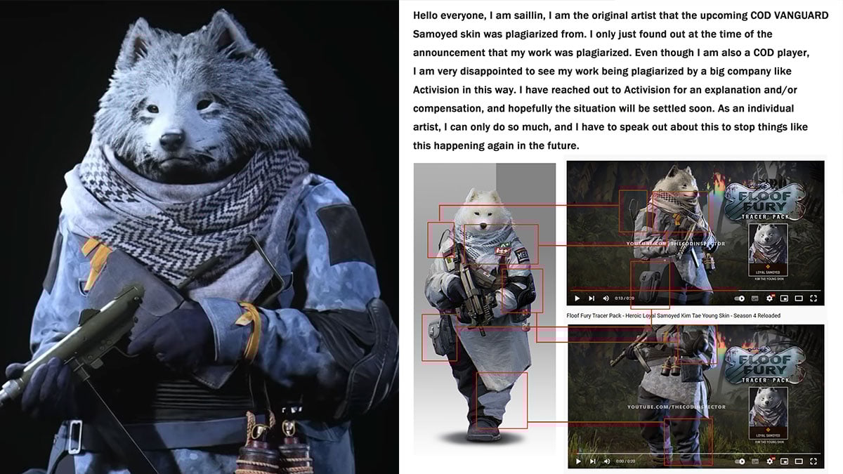 Call of Duty vs Sail Lin plagiarism in video games