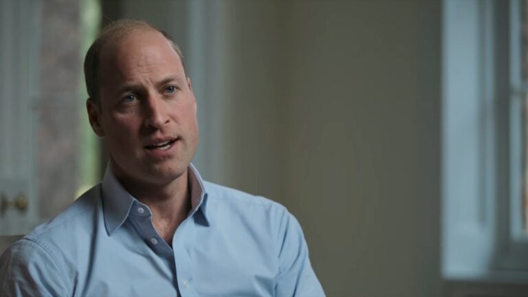 Prince William during interview