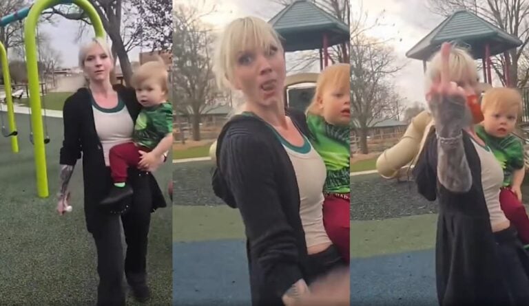 Rochester Racist woman calls child n word, camera man is a rapist