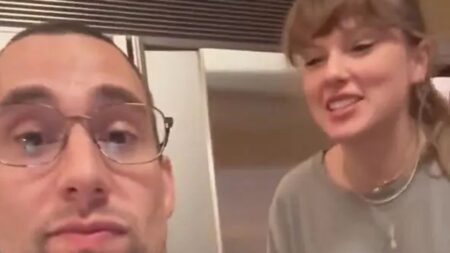 Taylor Swift celebrating owning her music