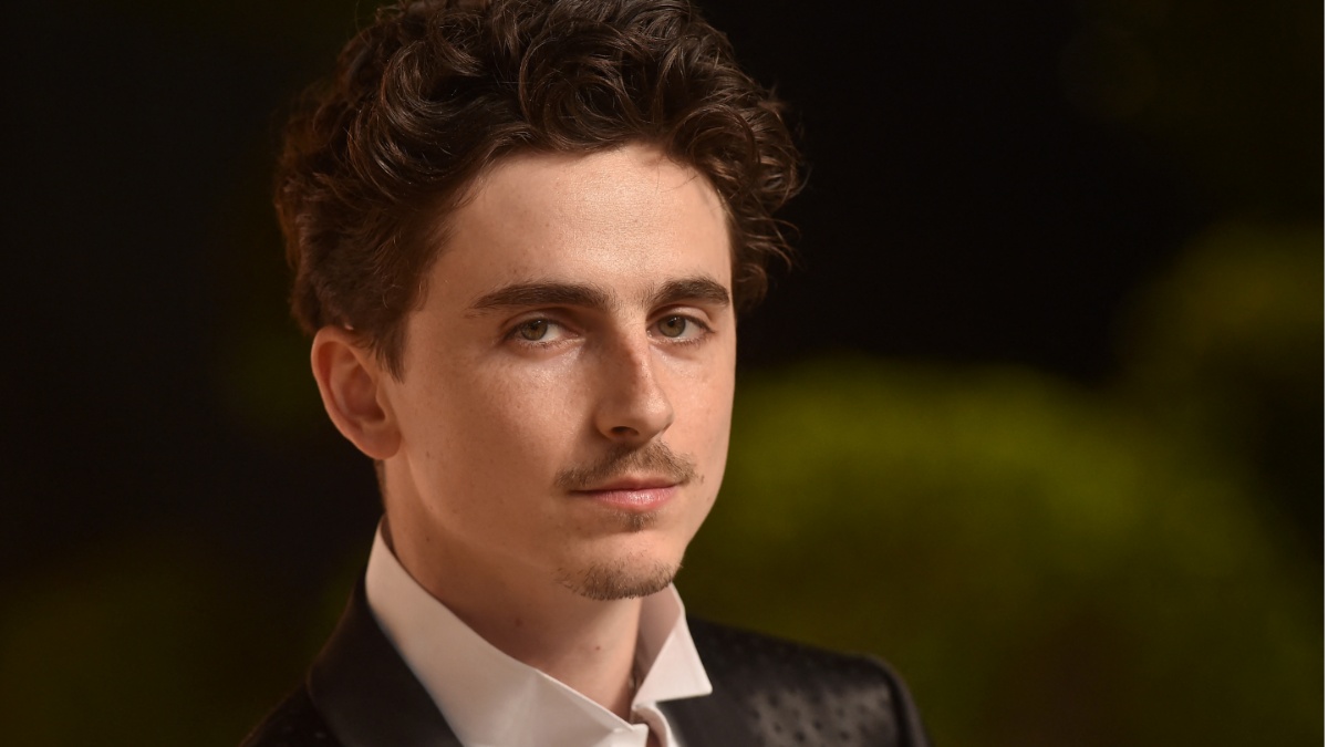Timothee Chalamet at event