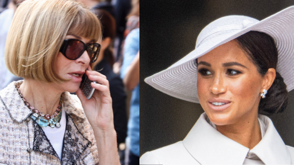 Meghan Markle Gets Second Shot at Vogue Following Anna Wintour’s Step Down: ‘Nobody Gets That, Not Even Beyoncé’ Anna Wintour and Meghan Markle photo merge.