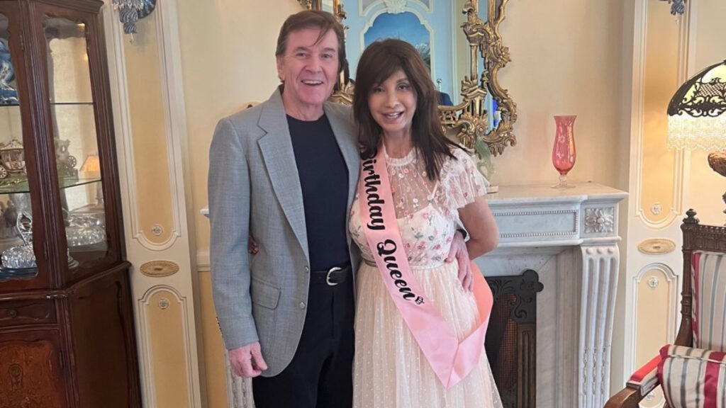 Bobby Sherman and his wife Brigitte Poublon Sherman.