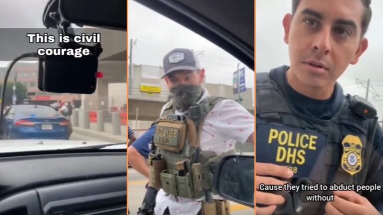 California Man Follows ICE Agents, and They're Not Happy 'ICE Has More Muscle than Brains'
