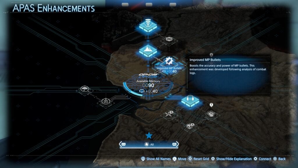 APAS Enhancements Menu