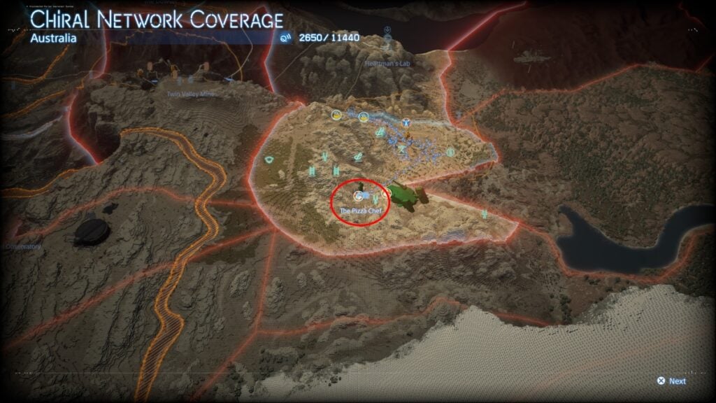 The Pizza Chef location