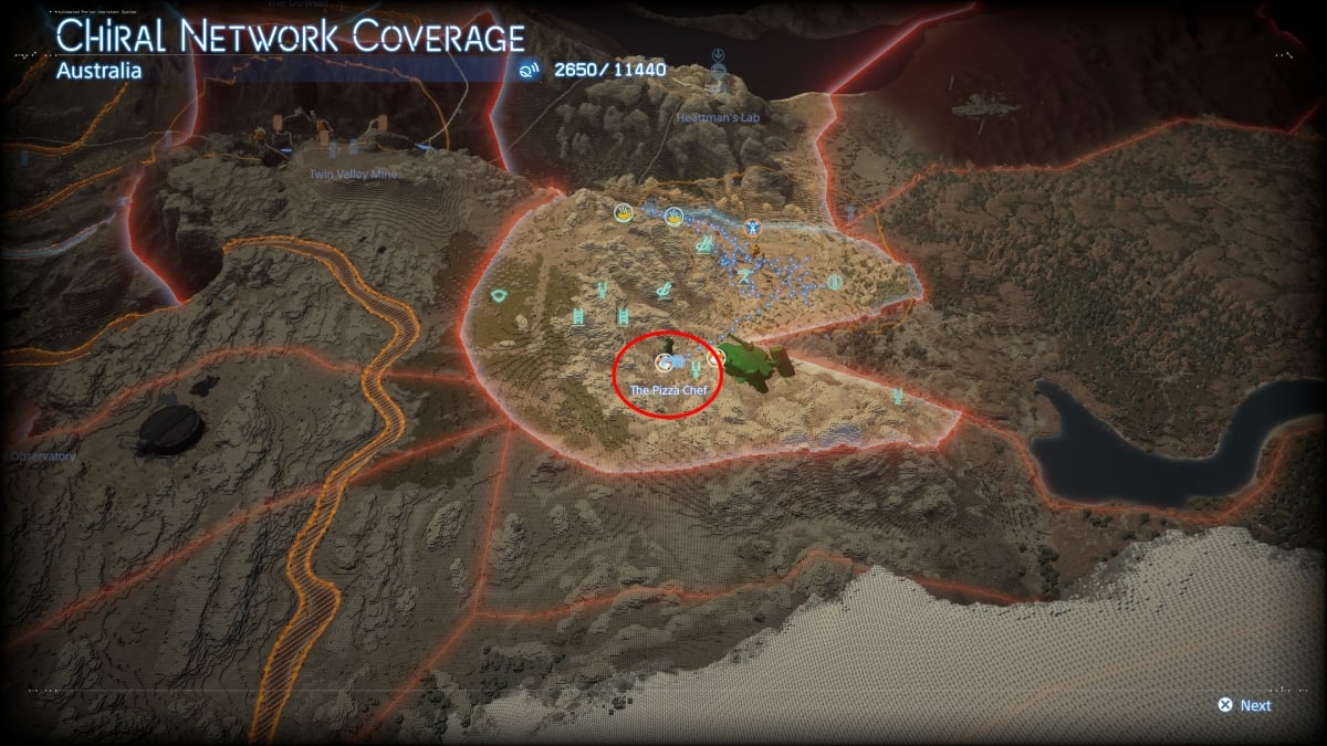 The Pizza Chef location