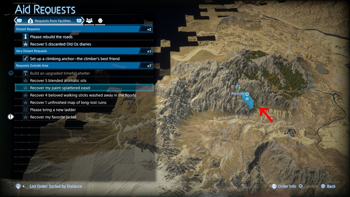 The Artist Location in Death Stranding 2