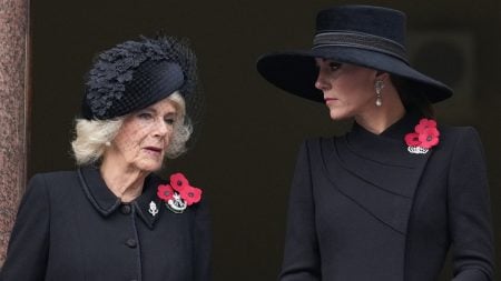 Queen Camilla and Kate Middleton,