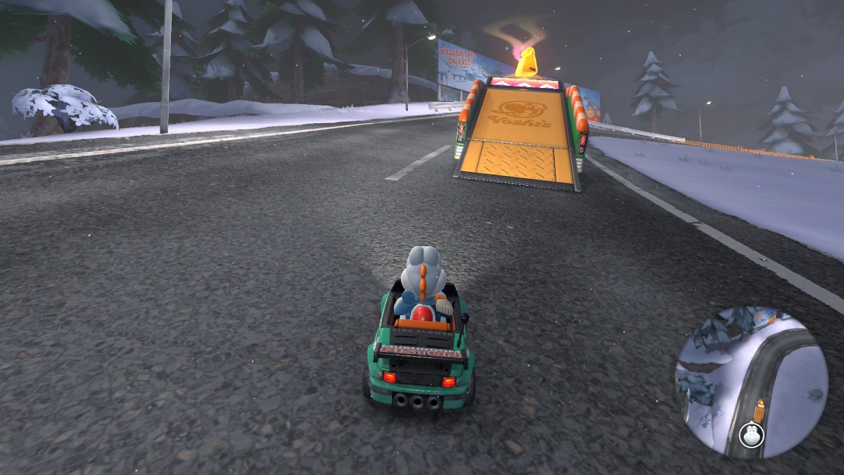 Mario Kart World Free Roam gameplay