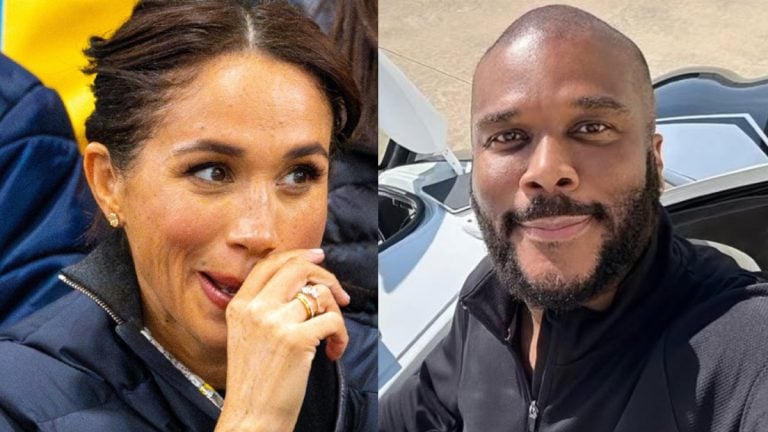 Meghan Markle and Tyler Perry photo merge.