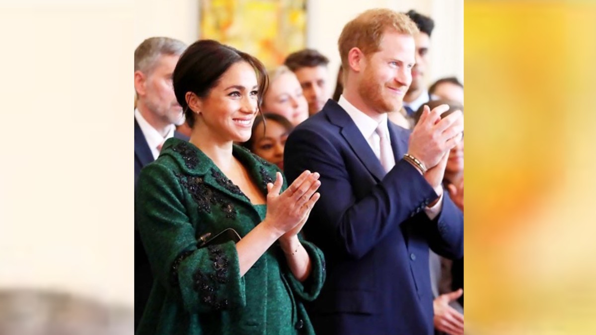Meghan Markle attend royal engagement with Prince Harry during first pregnancy.