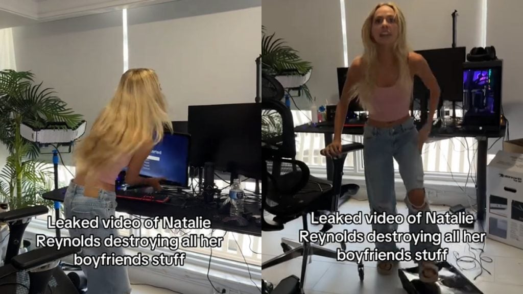 Los Angeles TikTok Star Goes Viral After Destroying Boyfriend’s Things Over Bonnie Blue Petting Zoo: ‘I’d Honestly Do Way Worse’ Los Angeles TikTok Star Goes Viral After Destroying Boyfriend’s Things Over Bonnie Blue Petting Zoo: ‘I’d Honestly Do Way Worse'