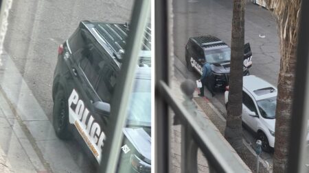 Phoenix Police Officers Getting Lunch