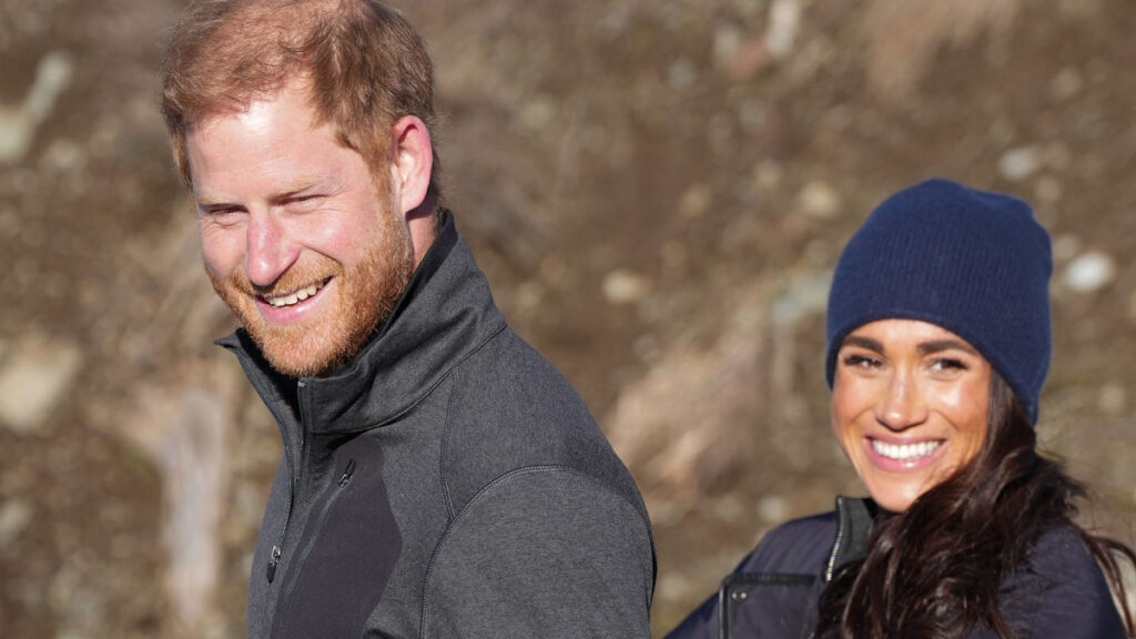 Prince Harry and his wife Meghan Markle