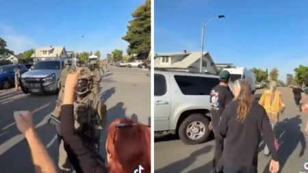 San Diego Neighborhood chases ICE away