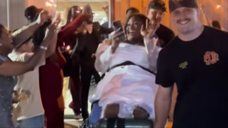 Texas woman breaks her leg at her own wedding