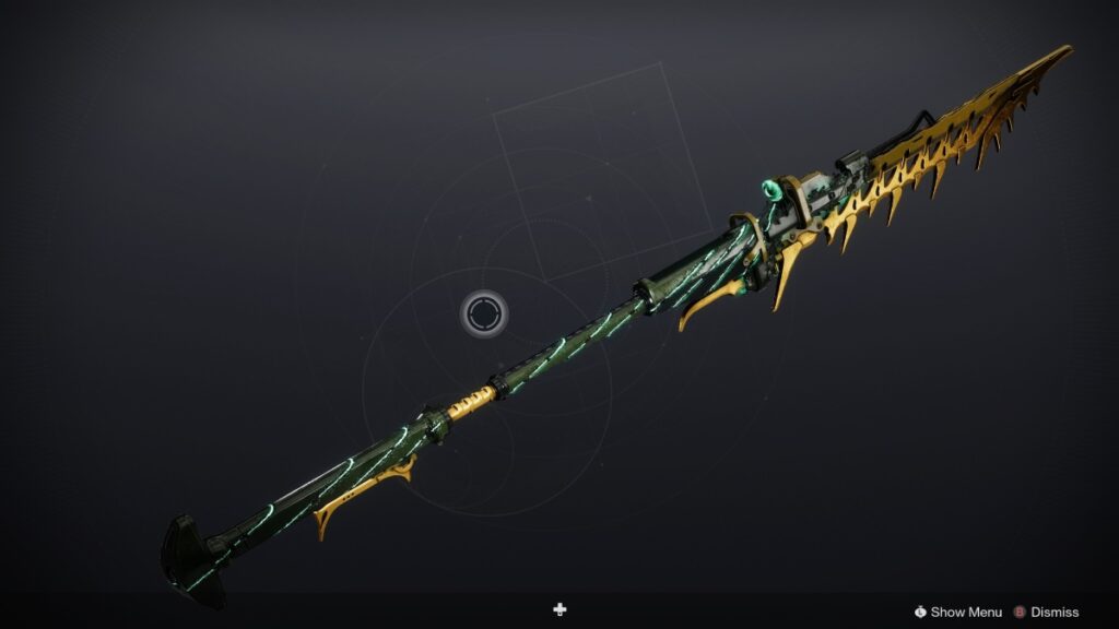 The Edge of Fate Glaive