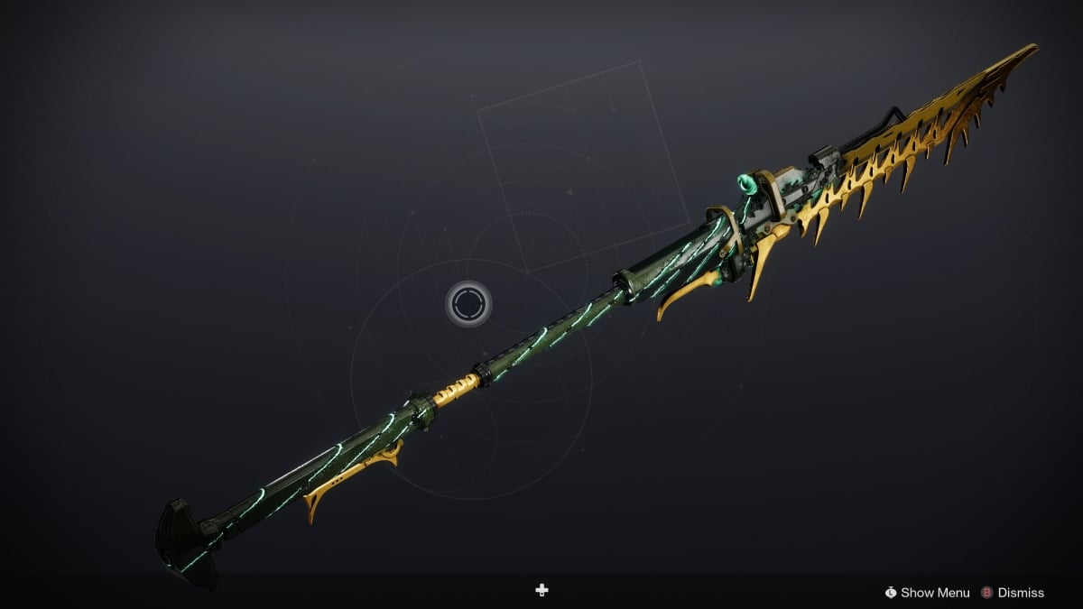 The Edge of Fate Glaive