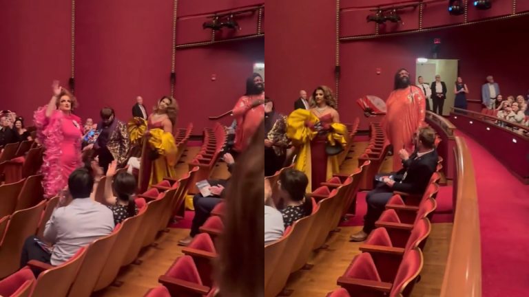 Trump’s Washington Night at Les Misérables Hit by Drag Queens and Boos: ‘May This Man Never Again Have Peace’ Trump’s Washington Night at Les Misérables Hit by Drag Queens and Boos: ‘May This Man Never Again Have Peace’