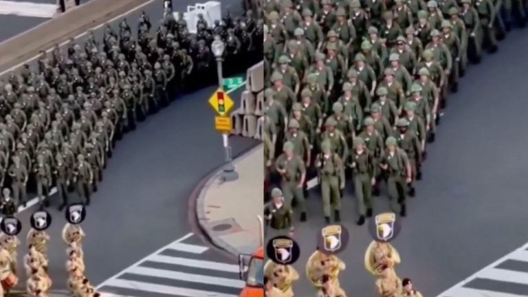 Clip of Soldiers Practicing ‘Crap Marching’ for Trump’s Birthday Parade in Washington Sparks Fury: ‘Tax Dollars Are Paying for This BS’