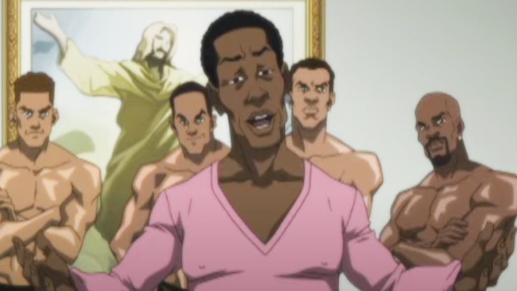Winston Jerome, gay cult leader on the 2010 Boondocks episode, Pause.