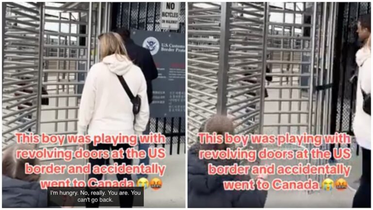 Young Boy Accidentally Enters Canada Through Revolving Doors at New York/ Ontario Border Crossing: ‘He Deported Himself’ Young boy accidentally enters Canada through revolving doors at New York/ Ontario border crossing