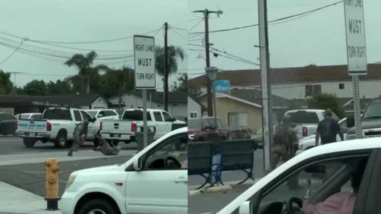 Elderly Victim Body-Slammed by ICE in California: ‘That Slam Was Done With Hate’ A picture of the California attack.