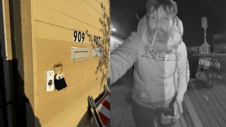 A picture of the California intruder.