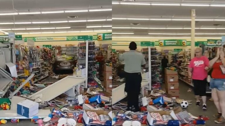 Delaware Woman’s Seizure Sparks Horror Crash at Dollar Tree With Two Injured: ‘Useless People’ A picture of the Delaware crash.