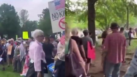 Silver-Haired No-Kings Protesters in North Carolina Catch Heat Over Their Age: ‘Paid Protesters’ A picture of the North Carolina protesters.