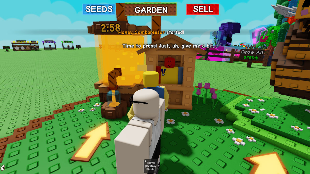 How to Farm Honey in Roblox Grow a Garden Bee Swarm Event